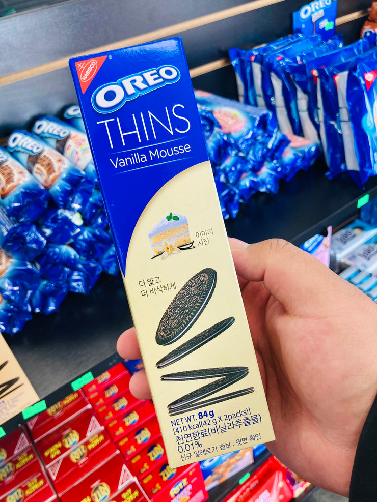 Oreo Thins Vanilla Mousse Cake Korea