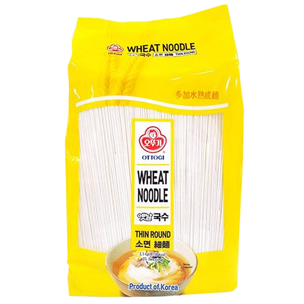 2.5kg OTTOGI - Thin Round Wheat Noodle