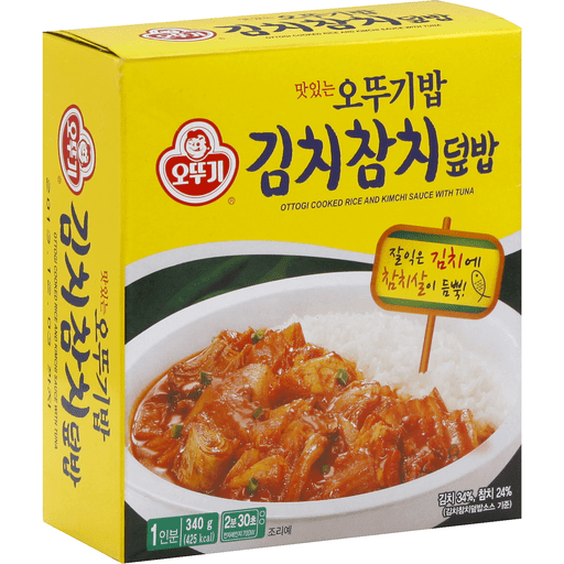 Ottogi Cooked Rice & Kimchi Sauce With Tuna, 340 G