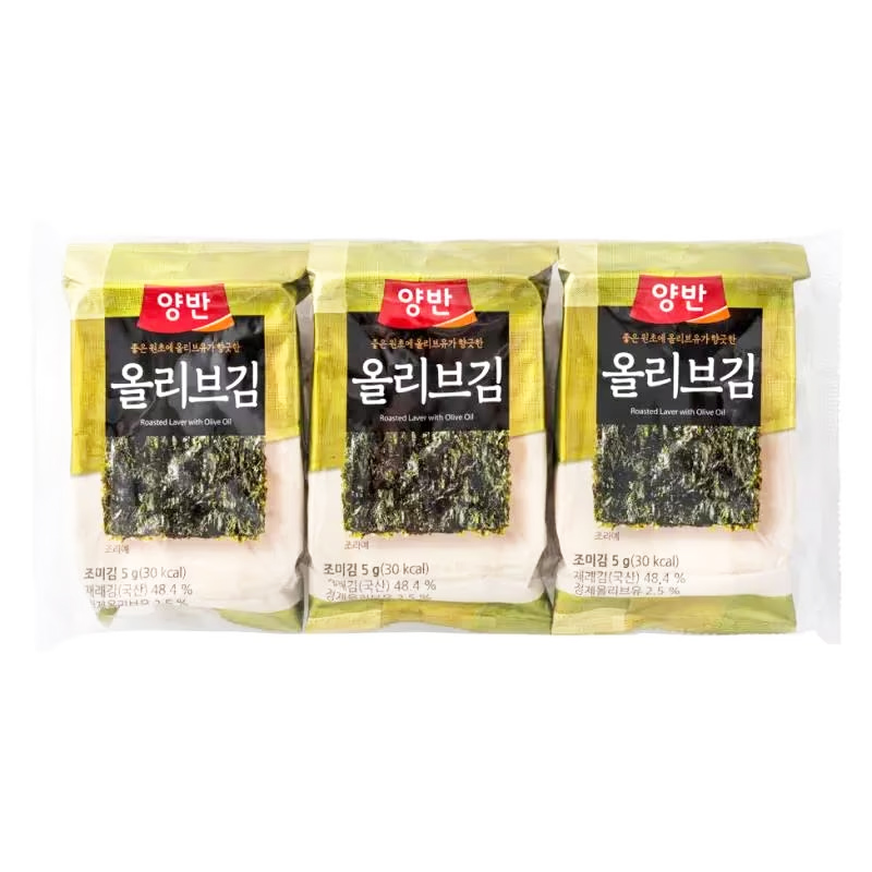 Khác Dongwon Roasted Laver Olive 3P