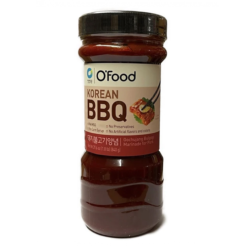 Cheongjungone O'Food Korean BBQ Gochujang Bulgogi Marinade For Pork