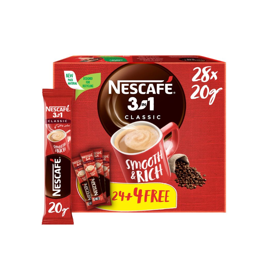 Nescafe Arabiana - Instant Arabic Coffee With Cardamom 20 Sticks X 3g