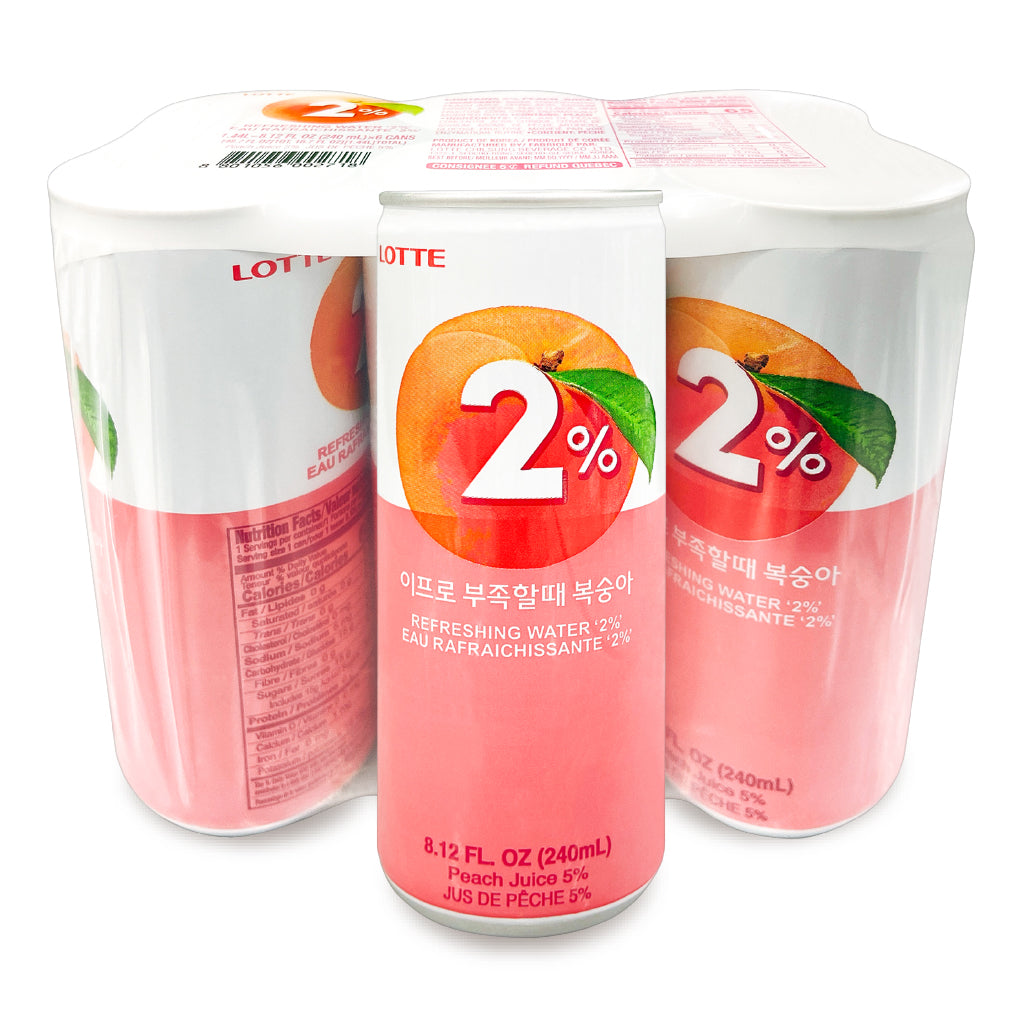 Lotte LT) 2% Soft Drink Peach