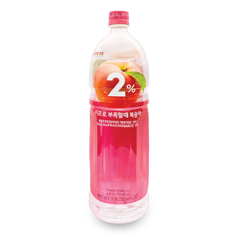 Lotte 2% Near Water Peach 1.5L