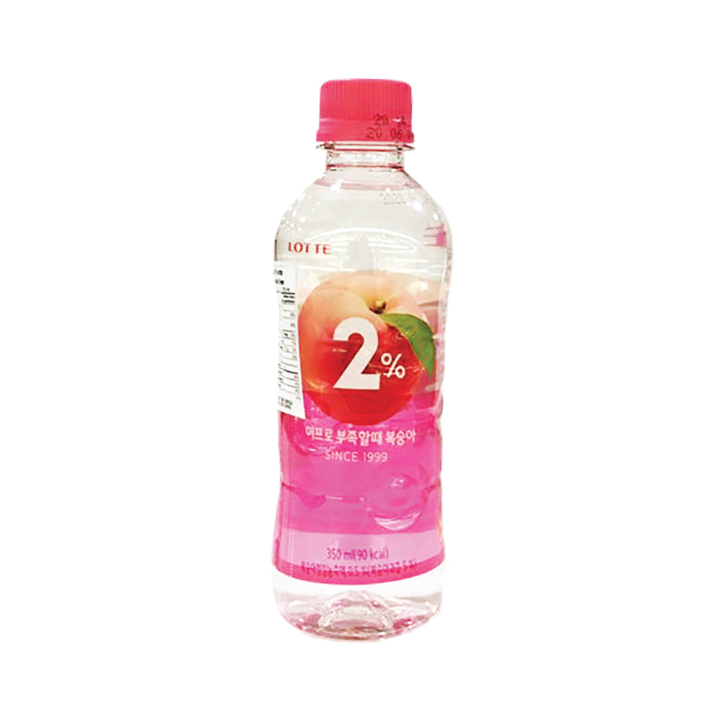 350ml 韩国Lotte乐天2%水蜜桃果汁350ml/Lotte 2% Peach Drink