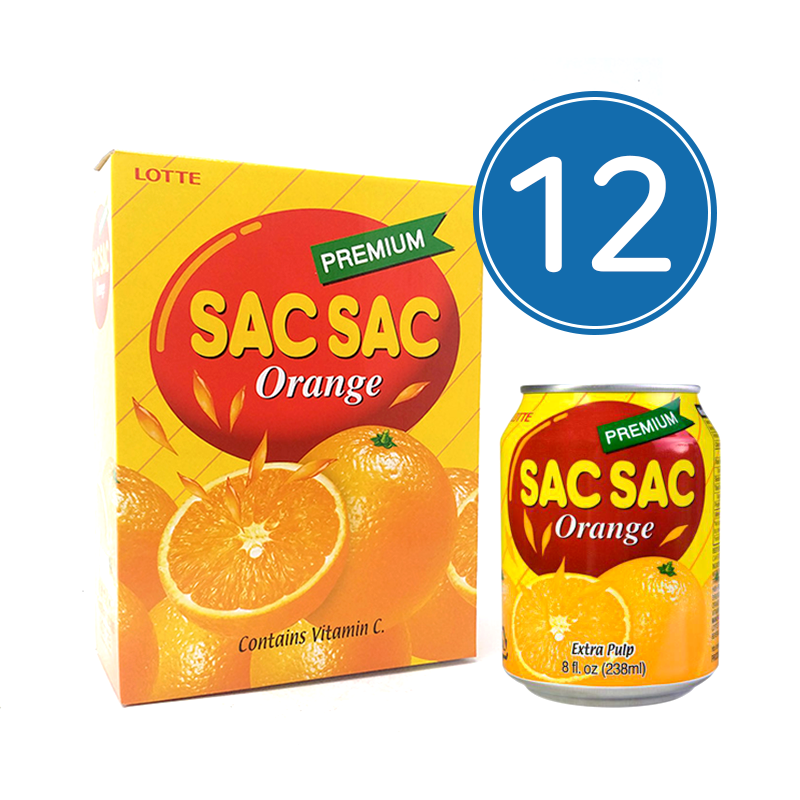 Lotte Sac Sac Orange Gift-Lotte 12can/box