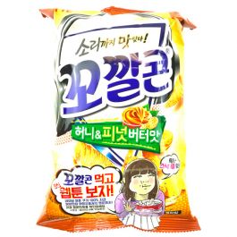Lotte Honey & Peanut Butter Corn Snack