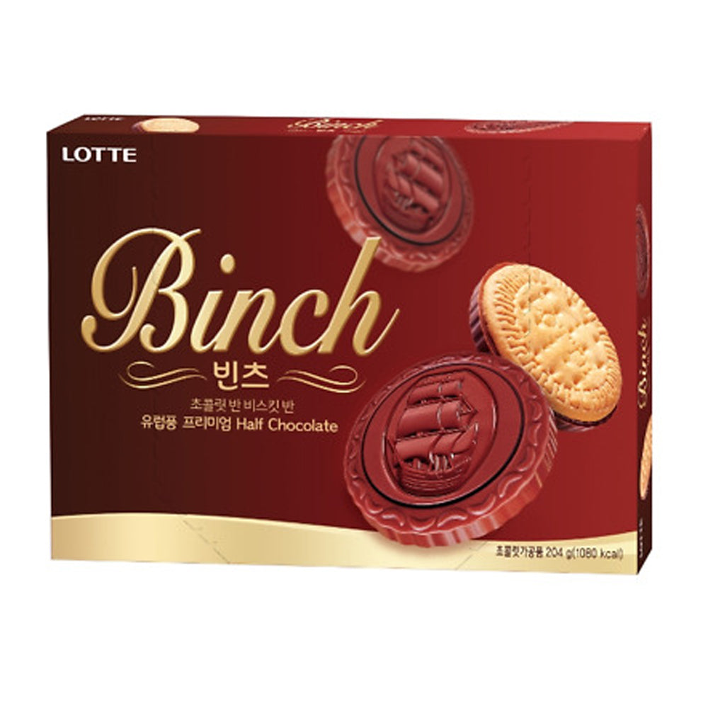 Lotte R Binch Chocolate Biscuits 102g