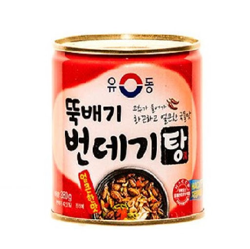 Yudong 유동 뚝배기 번데기탕 얼큰한맛 280g BUNDEGI SOUP