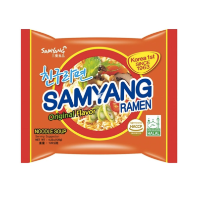 Samyang Ramyun 120g 1 Pcs Korean Popular Noodle Soup Instant Food Since 1963