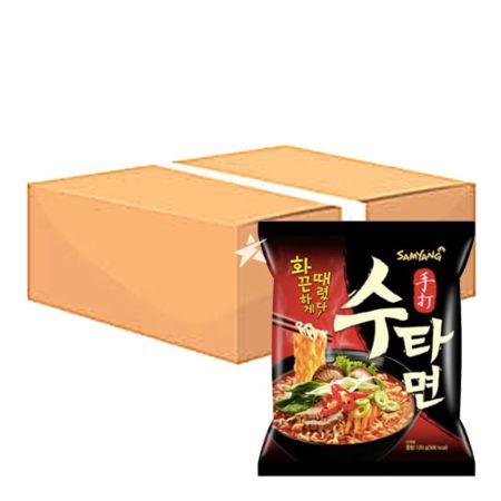 Samyang Sutah Ramen Noodles 20x 20g 수타면 Hot & Spicy Beef