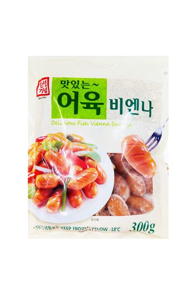 Hansung 韩国超好吃冷冻MINI脆鱼肠300g/Korean Delicious Fish Sausages 300g