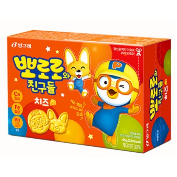 Binggrae Pororo & Friends Cheese Crackers