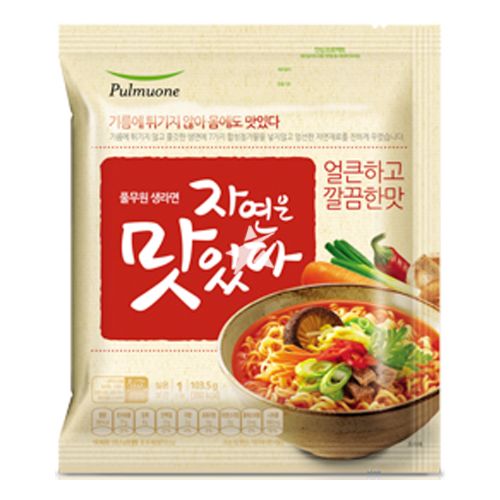 Pulmuone 非油炸拉面 - 辣味 104g