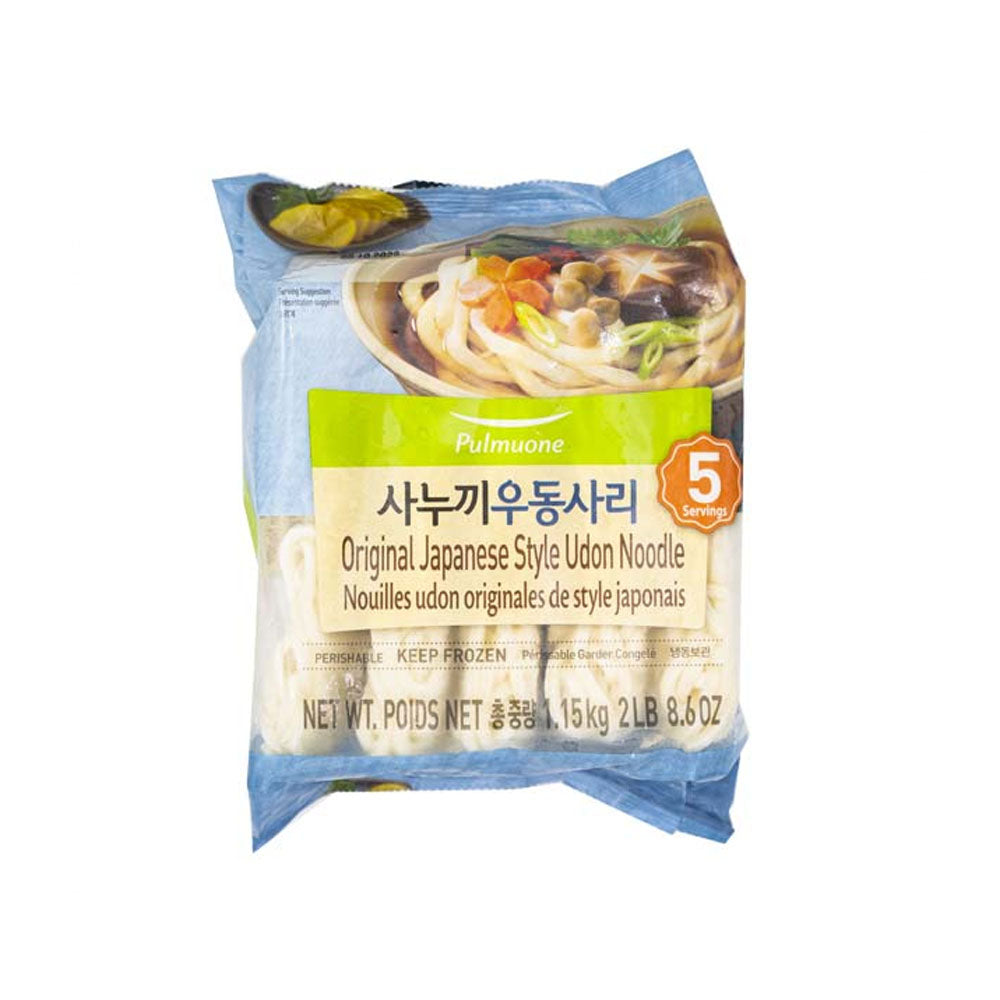 Pulmuone(17) Local Only] Pulmuone Original Japanese Style Udon Noodle 2lb 8.6oz 풀무원 사누끼우동사리 1.15kg