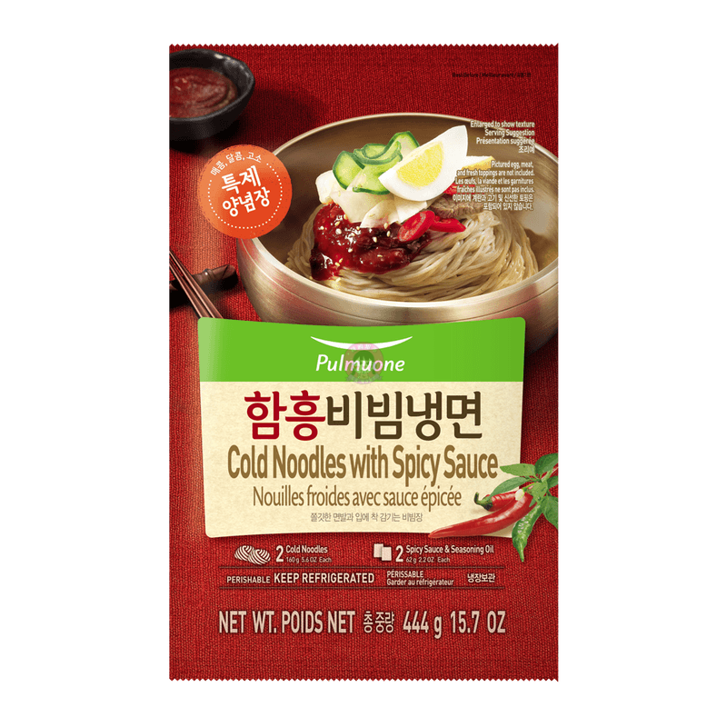 Pulmuone Cold Noodle With Spicy Sauce 444g 韩国冷面带辣酱
