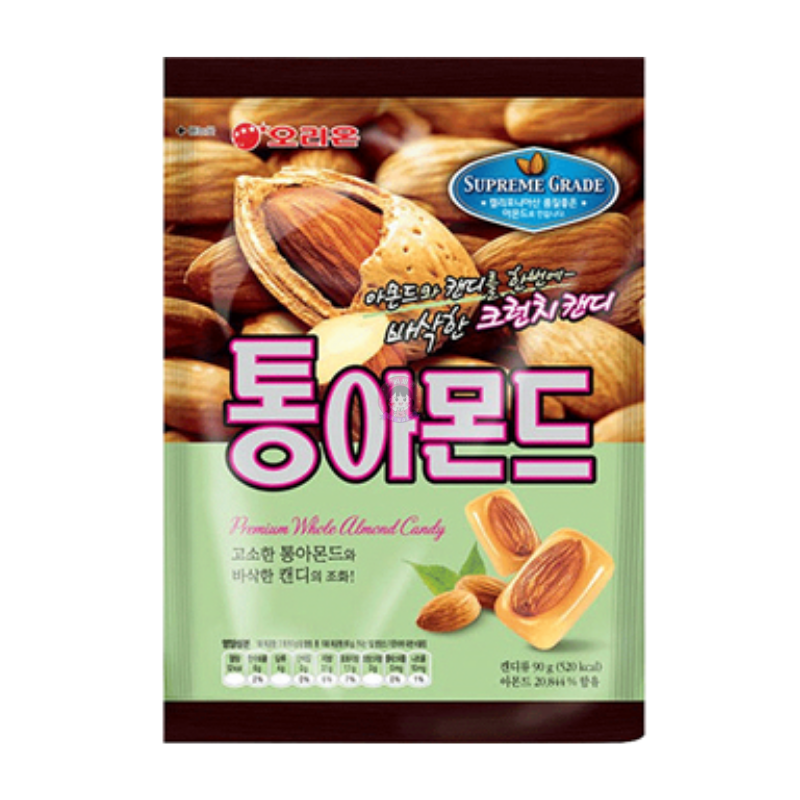 好丽友 Orion 好丽友杏仁糖果90g Whole Almond Candy