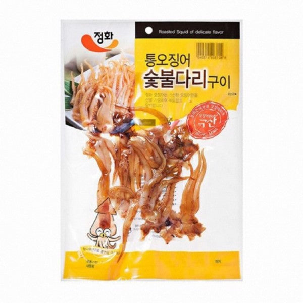Jeonghwa 정화숯불다리구이 50G JUNGHWA CHARCOAL Cuttlefish Snack