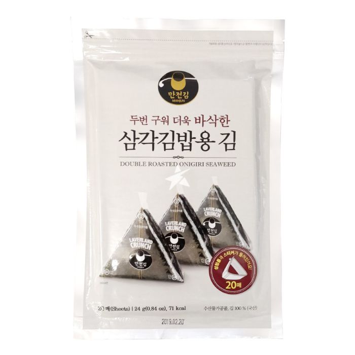 Manjun 包饭团烤紫菜 20 Pieces 24g
