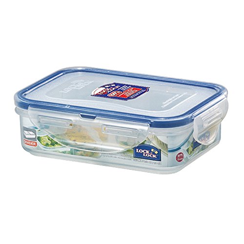 Lock & Lock Classics Rectangular Food Container With Leak Proof Locking Lid, 360ml