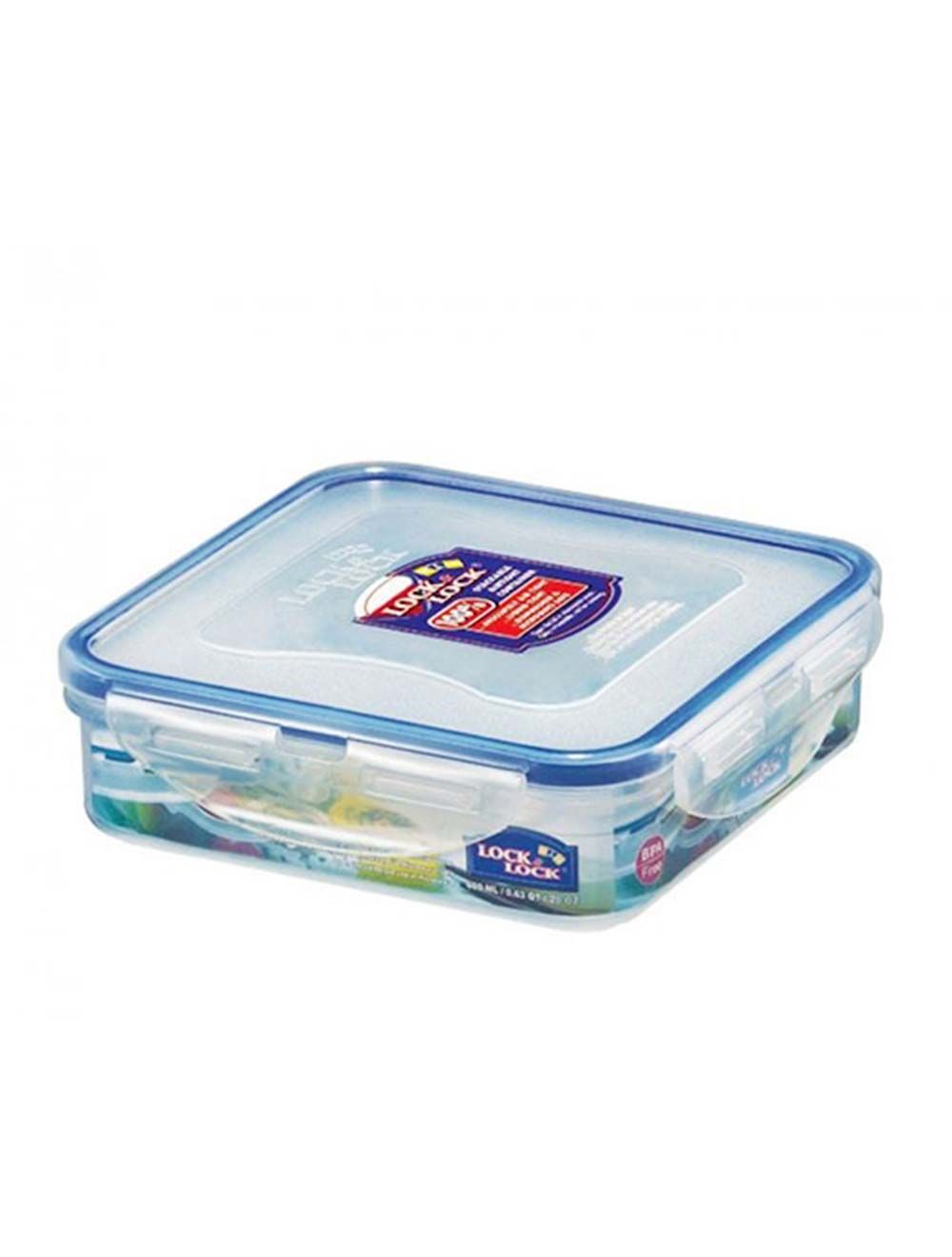 Lock & Lock Classics Short Square Food Container, 600ml