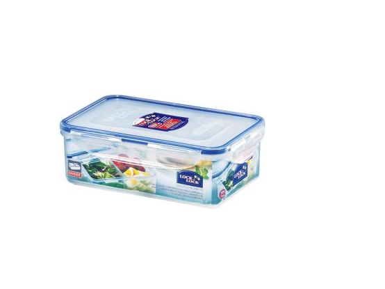 LocknLock Rectangular Food Container With Divider, Short, 16.2-Cup, 131-Fluid