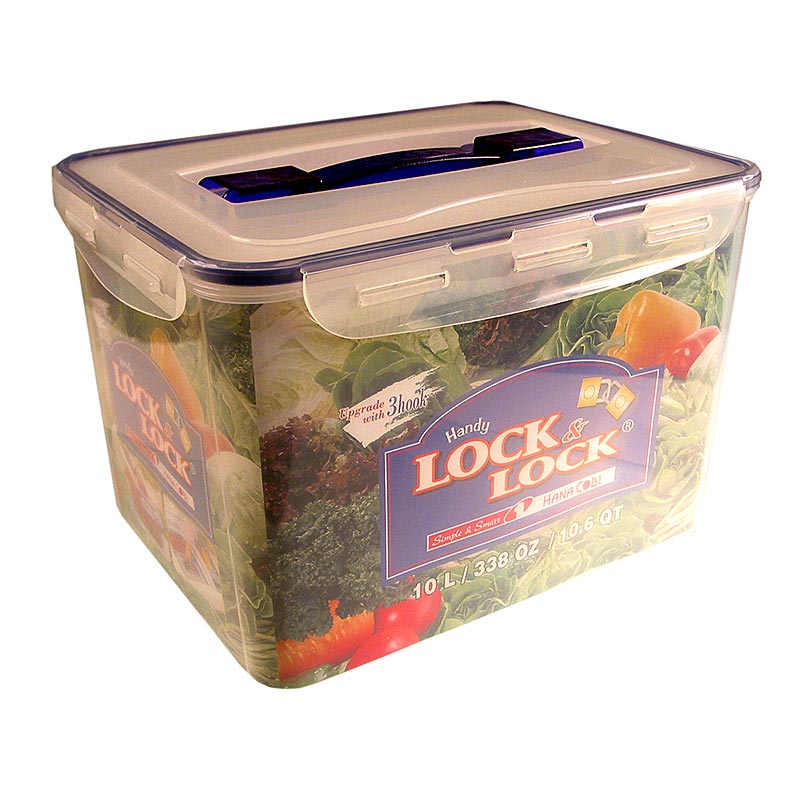 Lock & Lock LocknLock Classic Mit Griff, Ablaufgitter 10,00L 295 X 230 X 203 Mm HPL886