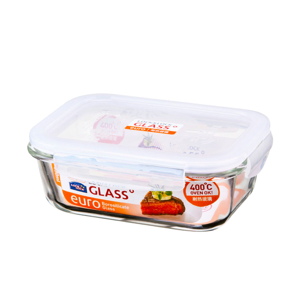 LocknLock Euro Rectangular Glass Container - LLG428