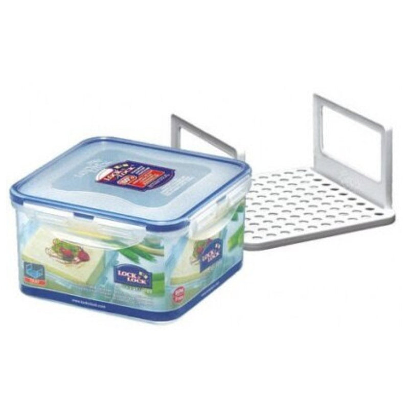 Lock & Lock Square Tofu Case Food Container, 1.2 Litres
