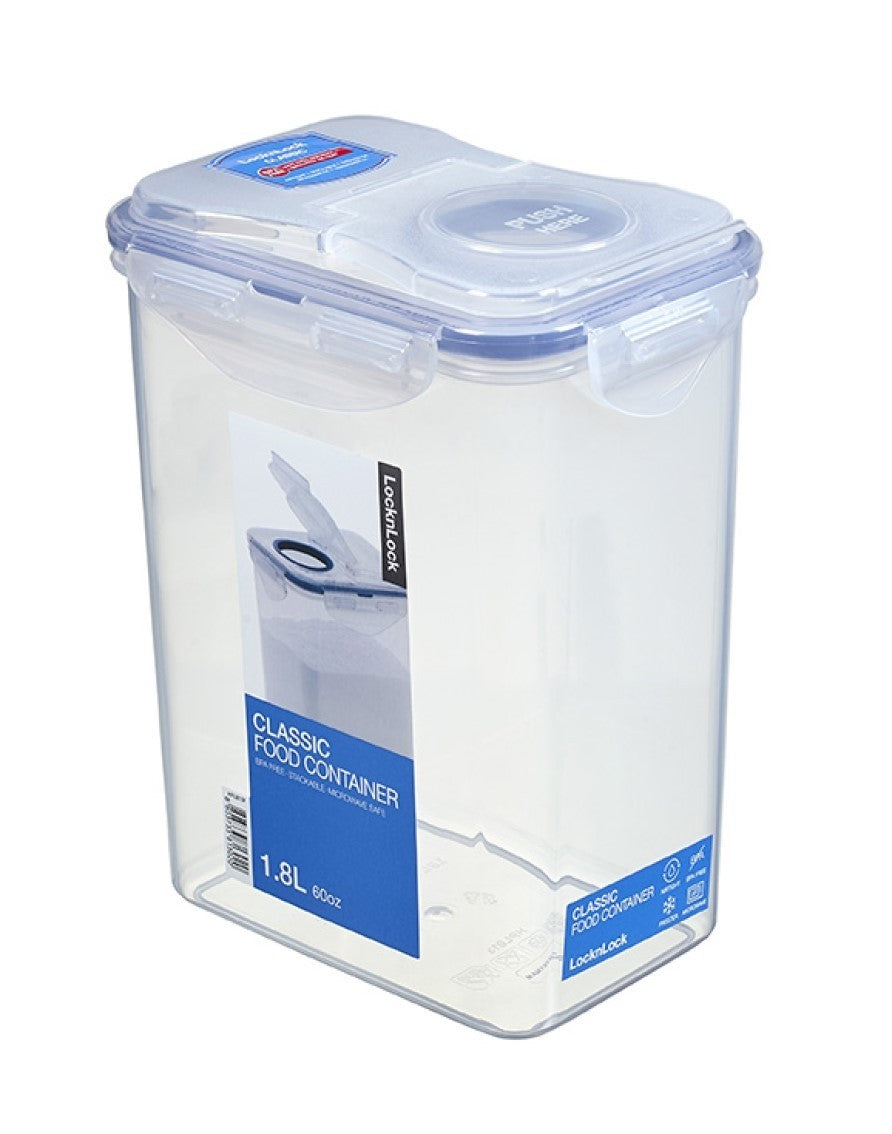 Lock&lock Lock & Lock Rectangular Food Container With Flip Lid 1.8L