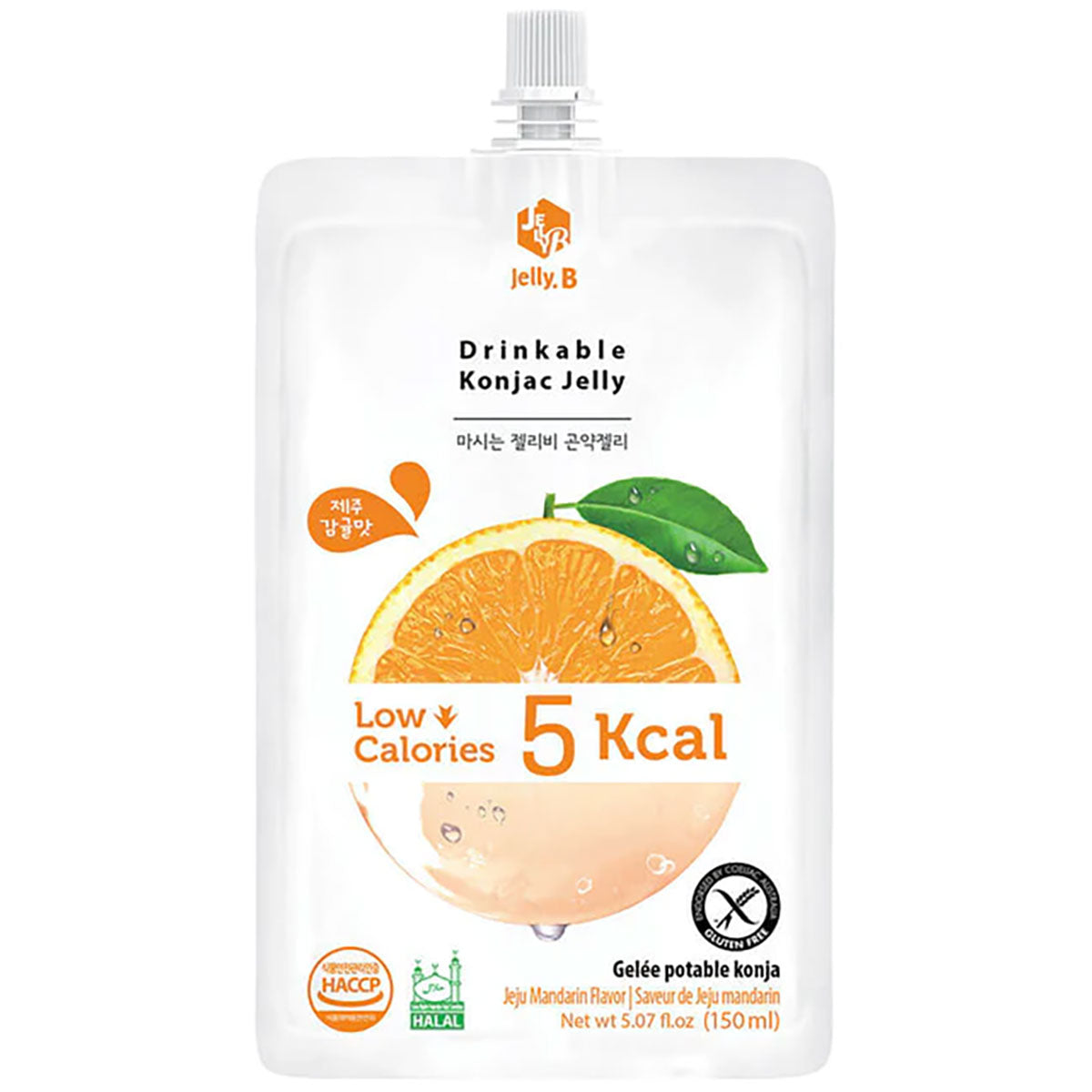 Maya Asian Market Jelly.B Drinkable Konjac Jelly Jeju Mandarin Orange - 150ml