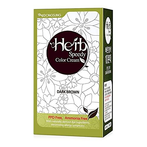 Dongsung Herb Speedy Color Cream (Dark Brown)