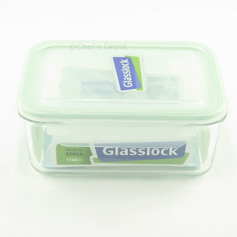 PAL Δοχείο Φαγητού 1100ml Glasslock Γυάλινο Ορθογώνιο 050.000167