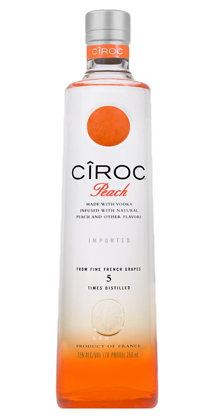 Ciroc Peach Vodka Proof: 80 750 mL