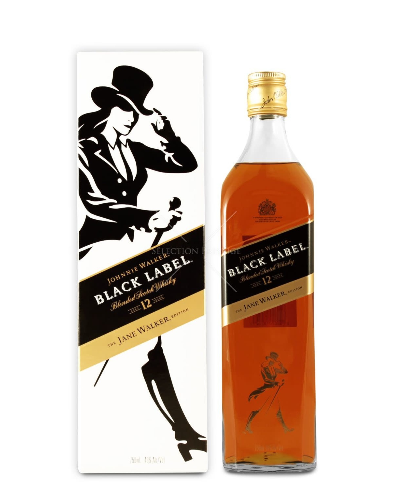Johnnie Walker Black Label The Jane Edition Blended Scotch Whisky, 750 mL