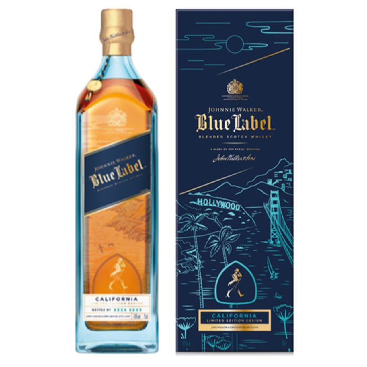 Johnnie Walker Blue Label Blended Scotch Whisky California Edition