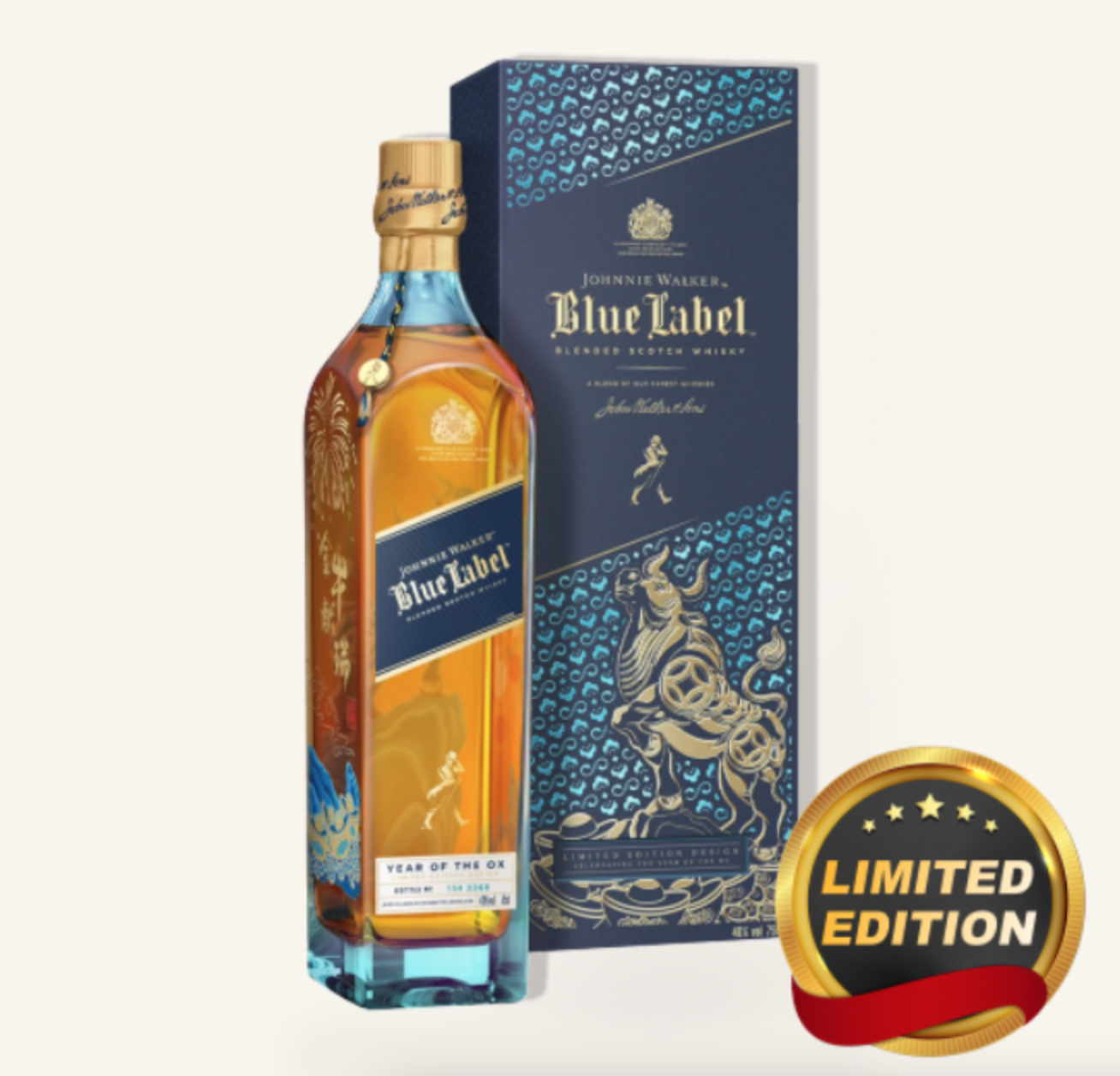 Johnnie Walker Blue Label Year Of Ox 750ml