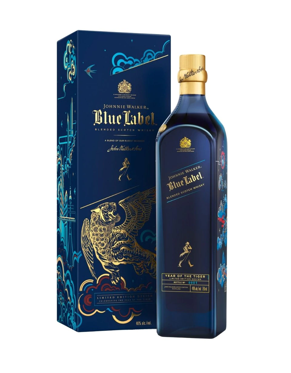 Johnnie Walker Blue Label Year Of The Tiger Limited Edition Scotch Whiskey 750ml