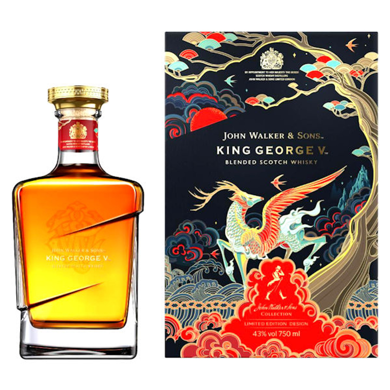 Johnnie Walker John & Sons King George V Lunar New Year Blended Scotch Whisky 750ml
