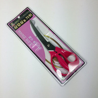 Sam Duk 10pcs Korea Pork Belly, Bacon Meat Scissors Stainless Steel Vegetables ChefBBQ