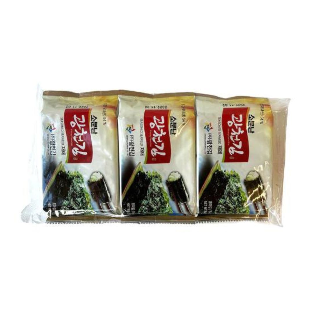Kwangcheon Seasoned Seaweed 3x5g – Pak