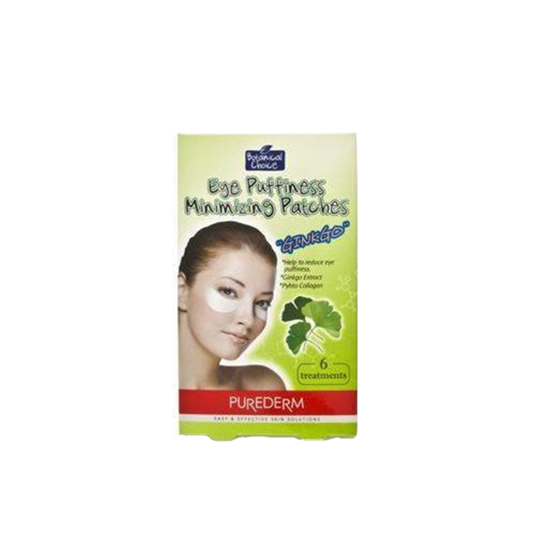 Generic Purederm 4-Piece Eye Puffiness Minimizing Patches Ginkgo