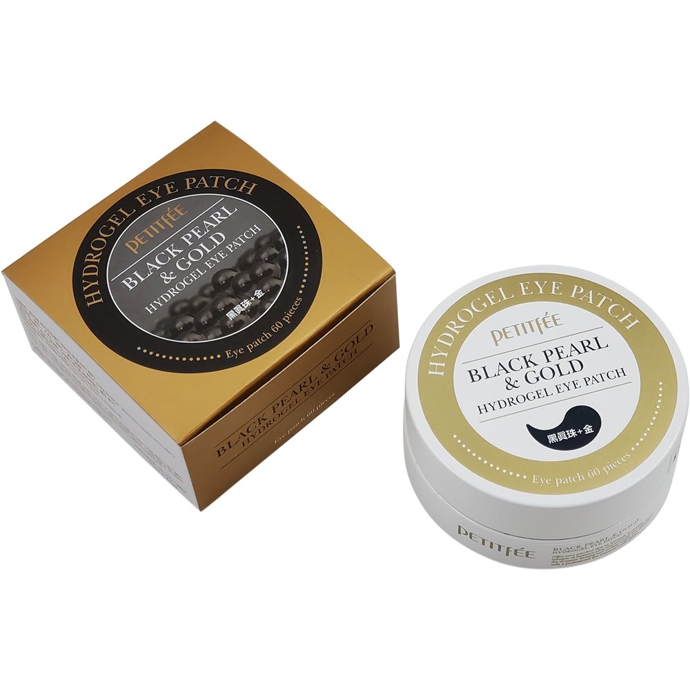 Petitfee Black Pearl & Gold Hydrogel Eye Patch 60 Patches