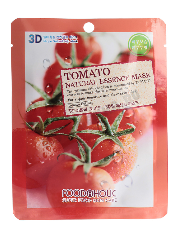 Foodaholic Mặt Nạ 3D Cà Chua Tomato Natural Essence Mask (Bịch)