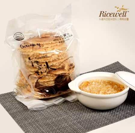 신세계 가공 라이스웰 황동판에구운 누룽지 1kg RW Roasted Scorched Rice 1kg