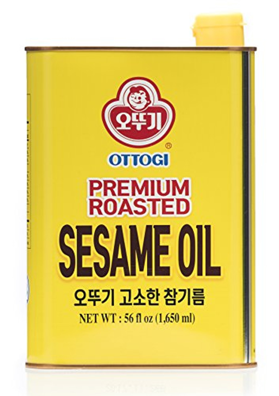 Ottogi Premium Roasted Sesame Oil (56 Fl.oz.: 1650ml)