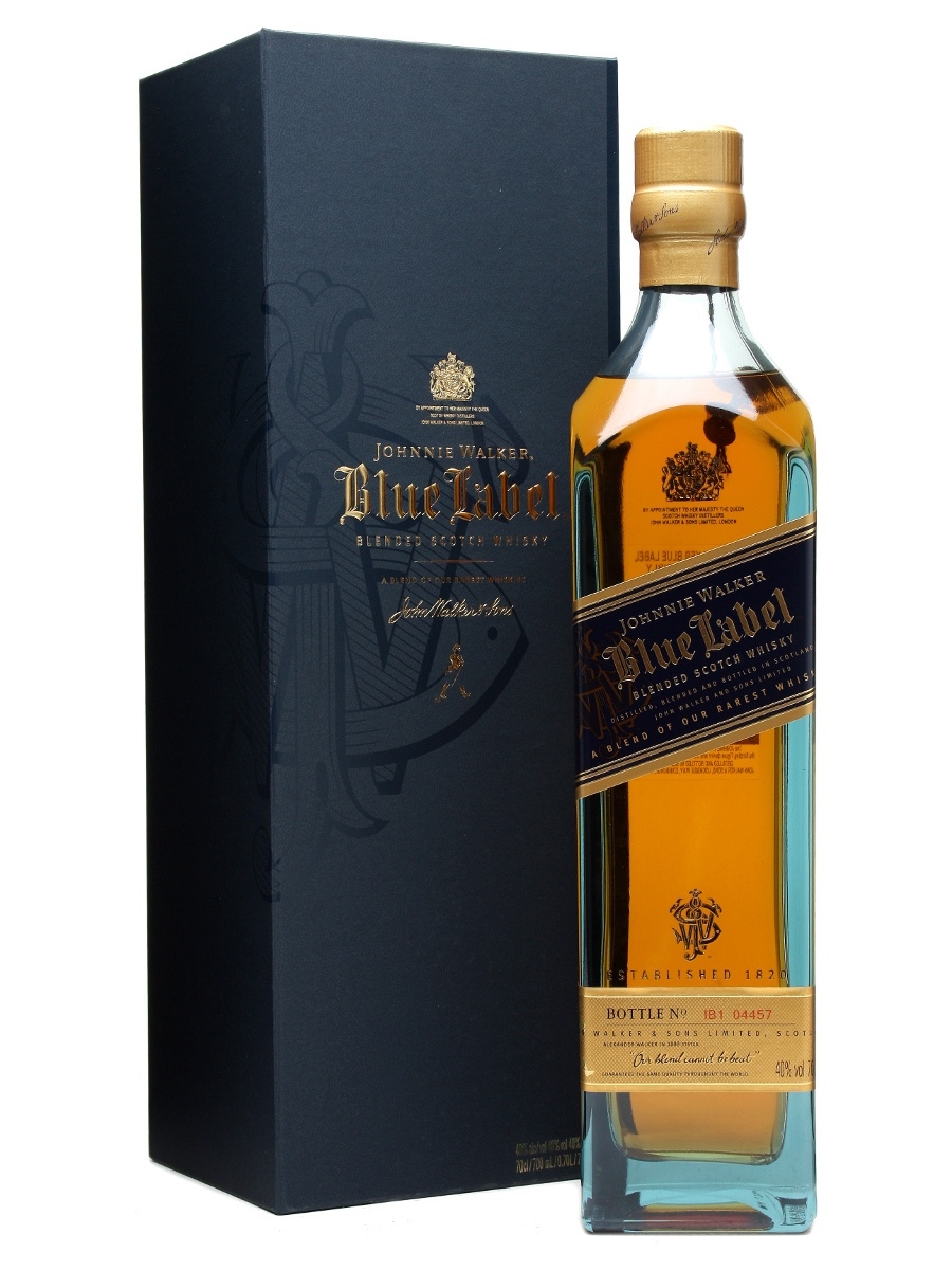 Johnnie Walker Blue Label Blended Scotch Whisky, 750 mL