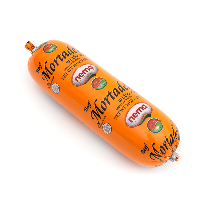 Nema Beef Mortadella With Olives 1 Lb