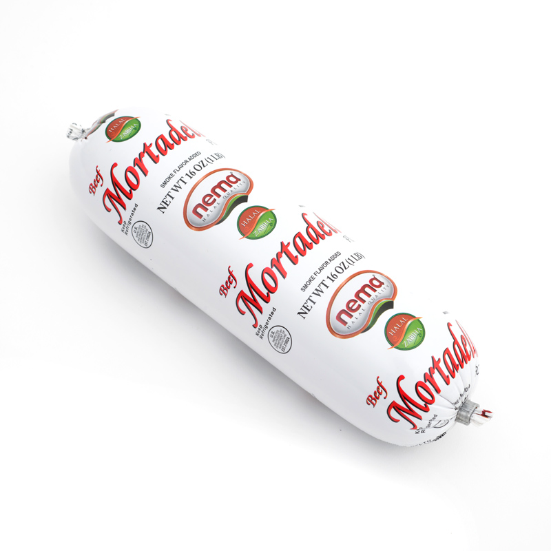 Nema Beef Mortadella Plain 1 Lb