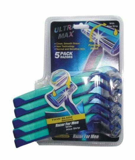 Blade Ultra Max Twin Razor For Men 5CT 1Pk